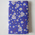 White Red Floral Royal Blue Cotton